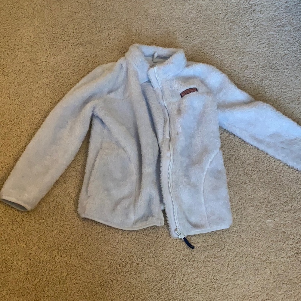 Kids Vineyard Vines Blue Fleece jacket